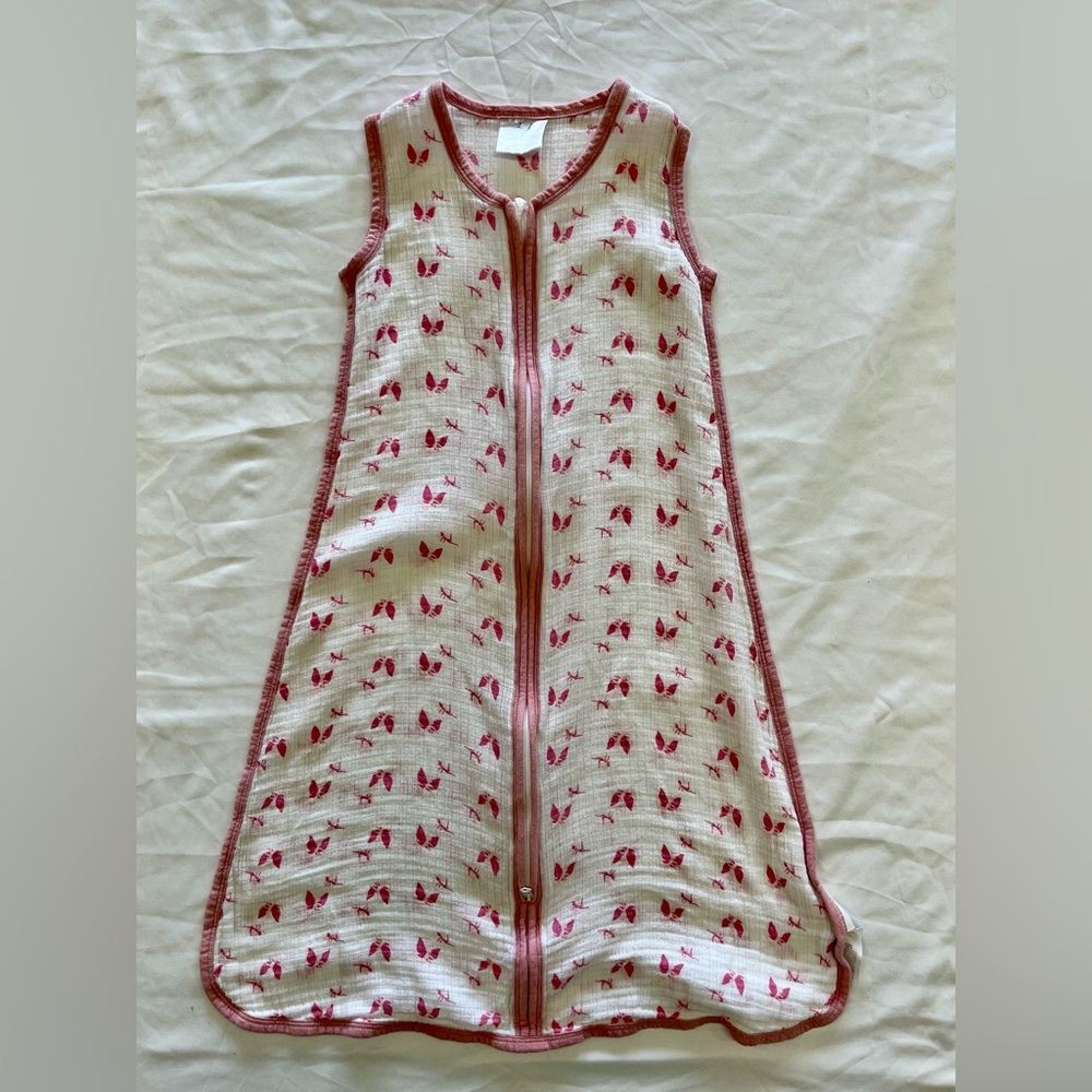 aden +‎ anais Pink Cherry Print Sleep Sack